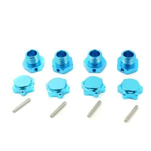 4PCS 1:8 HSP 17mm Wheel Rim Hex Mount Hub Cover &Pin 81011 81212 For RC 1/8 80121