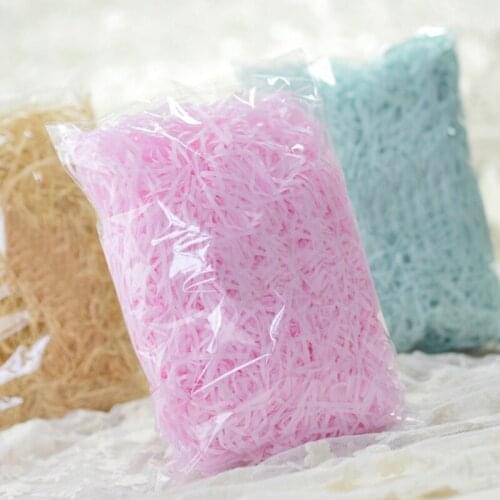 50g/bag DIY Colorful Paper Raffia Shredded Confetti Christmas Birthday Gift Box Filling Material Wedding Marriage Home Decor