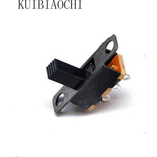 50pcs/lot SS12F15VG6 Micro Slide Switch 3PIN 2 Position 1P2T ON-OFF Toggle Switch Handle high 6mm