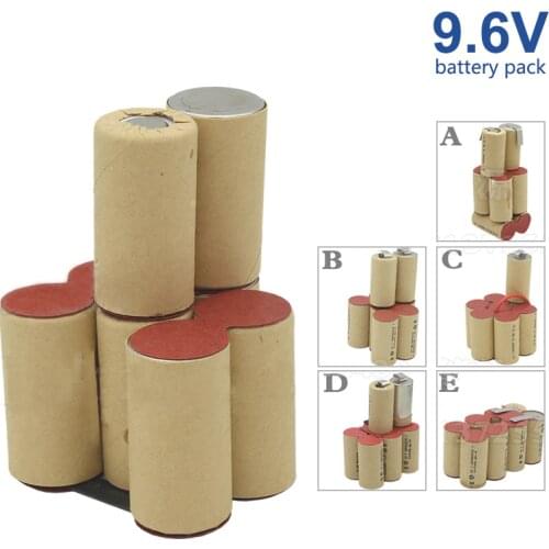 9.6V 4000mAh Ni MH battery pack Welding custom tool cd for Black Decker Bosch Dewalt FESTOOL Hilti Hitachi Makita Metabo
