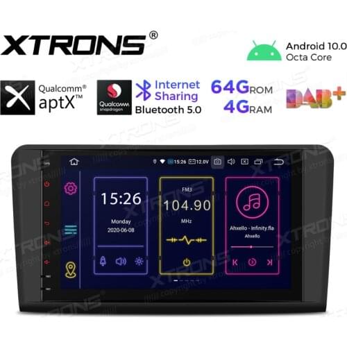 Android10.0 Qualcomm Bluetooth5.0 Car Radio layer multimedia GPS For Mercedes Benz W164 ML300 ML350 ML450 ML500 X164 G320 NO DVD