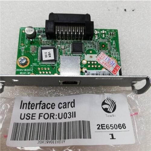 Free shipping 99% Original 2E65066 U03II interface card for Epson TM-T88 printer parts