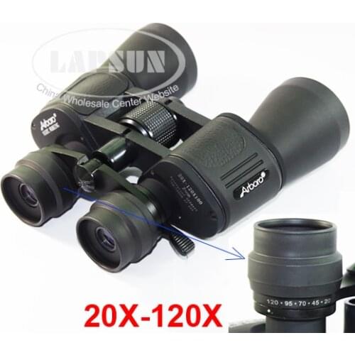 New Arboro Big Eye Lens 20X-120X 50mm Fully-Coated Optic-Lens Military Zoom Binoculars Telescope