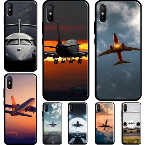 Aircraft Plane Airplane Phone Case For Xiaomi Redmi Note 10 Pro 8 9 Pro 8T 9S Cover For Redmi 9T 9 9A K40 9C 7A 8A