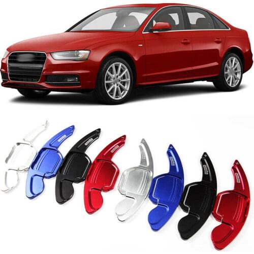 Savanini Alloy Add-On Steering Wheel DSG Paddle Shifters Extension For Audi A4 2009-2016