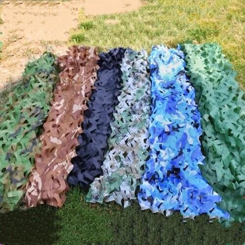 Double Layer Military Camouflage Netting, Sun Shelter for Hunting, Camping, Home Decor, 7 Colors, 2x3m / 2x1 0m / m 3x4 / 4x5m