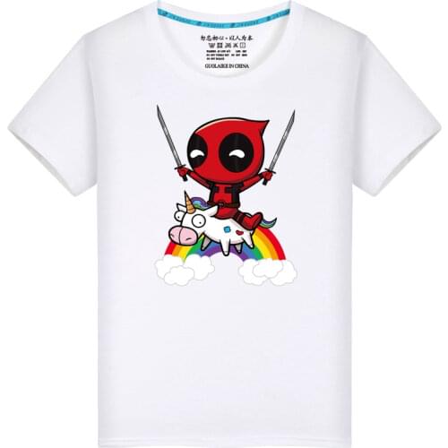 2021 Harajuku oversized Deadpool Men T shirt Funny Tops Custom photo or logo white top Tee Shirt Homme Hip Hop Anime shirt 7XL