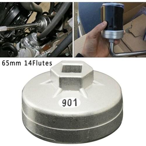 Oil Filter Housing Tool Remover Cap Wrench 14 Flutes 64.5mm-14P For Lexus Toyota Oil Grid Wrench