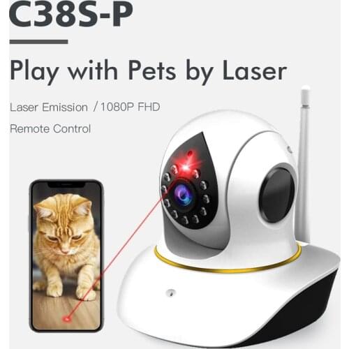 Vstarcam 1080P Pet IP Camera Wifi Video Surveillance Security Camera Remote Control Laser Play with Pet Video Intercom IR Night