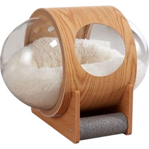 Capsule dogs nest cat space capsule cat nest transparent acrylic all season general spring and summer semi closed pet