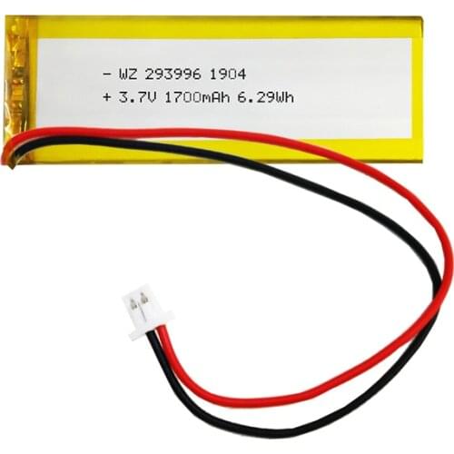 Lithium polymer battery ultra-thin 293967-1700mah medical equipment monitor sensor rechargeable battery