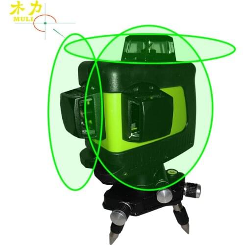 Muli laser de Auto-nivelamento A Laser 3D 12 Linhas Verde 360 Horizontal E Vertical Cruz Super Poderoso Feixe de Laser verde