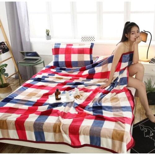 Plaid Printing Throw Blankets Bedding Super Warm Soft adult blankets for beds Home Textile Children Blanket bed sheet 150X200CM