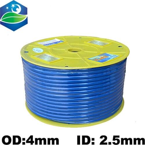 PU Tube 4mm*2.5mm (200meter/roll) pneumatic tubes pneumatic hoses Polyurethane tube plastic hose air hose PU pipe PU hose