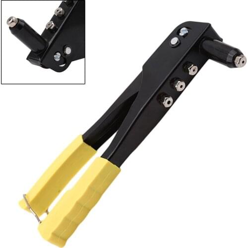 Stainless Steel Manual Double Handle Rivet Gun Metal Woodworking Anti-slip Hand Tool For Rivet Nut Of Different Sizes