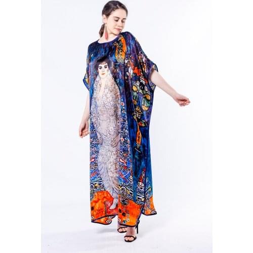 Nomads Felt Gustav Klimt Barones Elisabeth Silk Dress