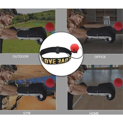 Speed Training Punch Ball Kick Boxing Reflex Ball Head Band Fighting Muay Tai MMA Exercise Equipment Accessories Dropshipping