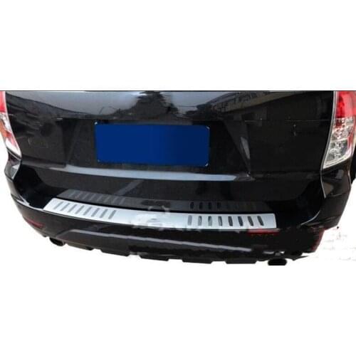 Exterior Protective Pad On The Rear Trunk Trim Lid Threshold Rear Door Sill For Subaru Forester 2009 2010 2011 2012 Car styling