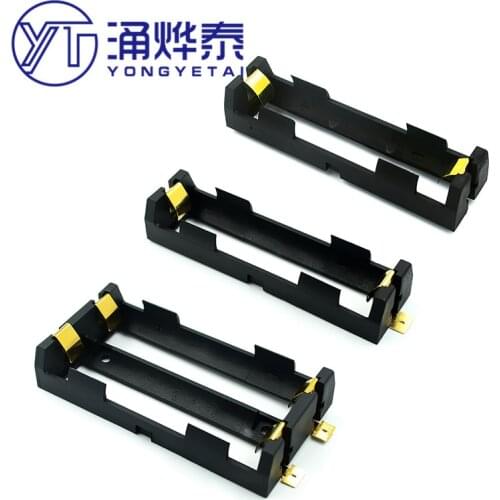 YYT 18650 battery box single/dual section SMT patch in-line 1/2 section 18650 patch battery holder SMD