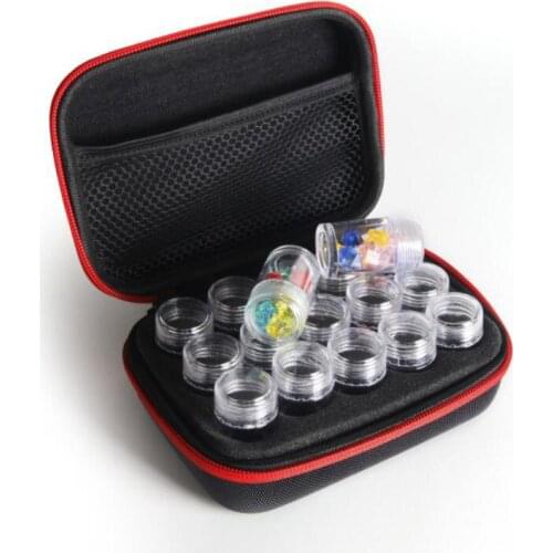 15 Independent Jewelry Bottle Diamond Storage Bag Cross Stitch Accessories Tool Box Container Cute Small Bottle Packaging Mosaic
