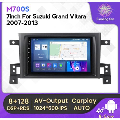 2 DIN 6+128G 4G LTE Android 10 DSP Car Auto Stereo Multimedia GPS Player for Suzuki Grand Vitara 3 2005 - 2015 Car radio Unit