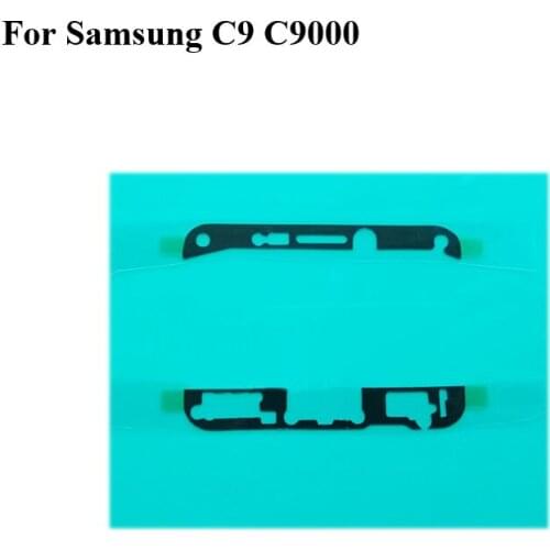 2Pcs For samsung galaxy C9 LCD Tocuh Screen Front Frame Bezel 3M Glue Double Sided Adhesive Sticker Tape For samsung C 9 C9000