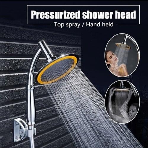 4/6 Inch Water Saving Super Pressure Rotate 360 Degrees Hand Held Rain Shower Shower Head Bathroom Sprayer