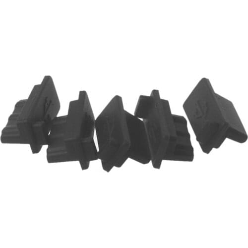 5PCS USB Dust Plug Charger Port Cover Cap Jack Interface Universal Silicone Dustproof Protector Tablet PC Notebook Laptop