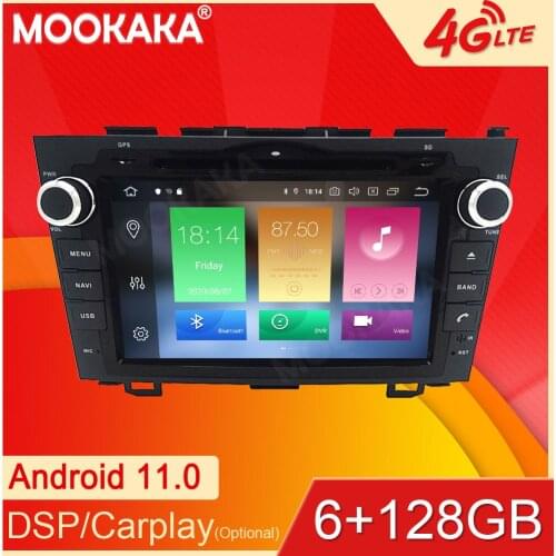 6+128GB Android11 For HONDA CRV 2006-2011Car GPS Navigation Streaming Media Multimedia Player Head Unit Auto Radio