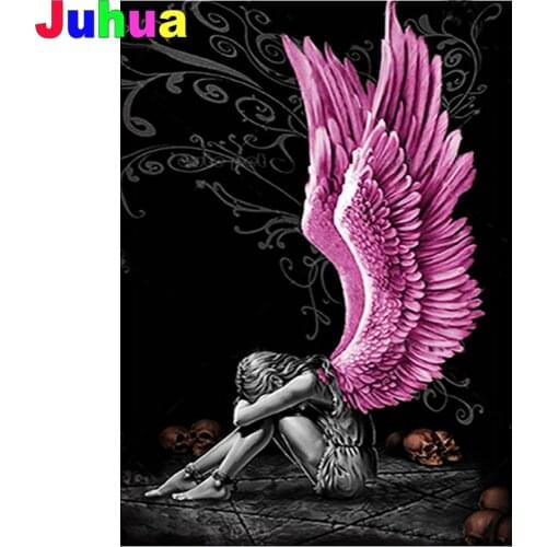 DIY Diamond painting Angel girl full square 5D diamond embroidery sale diamond mosaic picture rhinestone decoration home puzzle