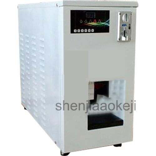 Automatic commercial stainless steel soft ice cream vending machine intelligent coin system air cooled ice cream machine 1pc