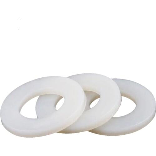 M18*32mm*3mm White Plastic Nylon Harden Insulation Flat Washer 200pcs/lot