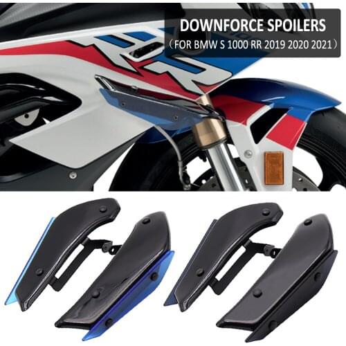 For BMW S1000RR S 1000 RR 2019-2021 Motorcycle Side Downforce Sport Spoilers Aerodynamic Fixed Winglet Fairing Wing Windshield