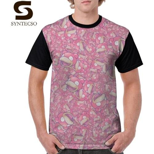 Slowpoke T Shirt Cornuslowpia T-Shirt 100 Percent Polyester Print Graphic Tee Shirt 6xl Cute Short-Sleeve Male Casual Tshirt