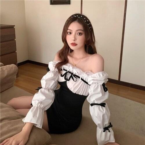 GRUIICEEN Off-the-shoulder Summer Dresses