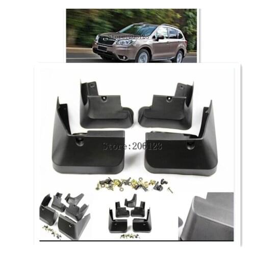 For Subaru Forester SJ 2014 - 2018 Molded Car Mud Flaps Mudflaps Splash Guards Flap Mudguards Fender Front Rear 2015 2016 2017