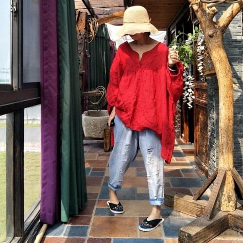 LuoYFF Women's Big Shirts