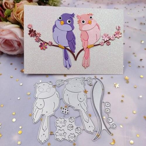 Magpie Bird Metal Cutting Dies Stencil DIY Scrapbooking Album Paper Card Template Mold Embossing Craft Decoration