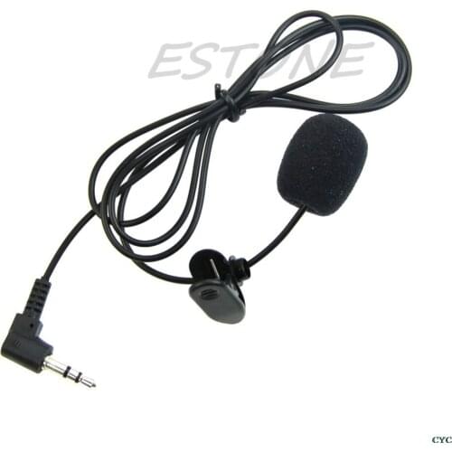 Mini Hands Free Clip On Lapel Microphone Mic For PC Notebook Laptop Skype 3.5mm