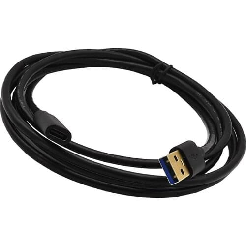 Gold-plated USB A to USB-C Adapter Cable, Type A 3.0 Male to Type C Female Data & Charging Converter for Laptop and PC 5Gbps