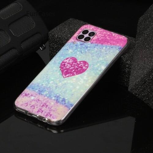 Lovely Soft TPU Protector For case Huawei P40 Lite Mobile Phone Accessories Csse sFor Case Huawei estuche Nova 6 SE Mem Cases