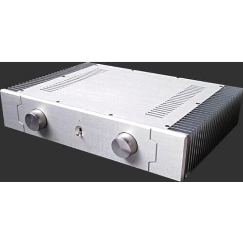 Width 430* high 90* long 308mm Mini DIY all aluminum chassis power supply amp DAC amplifier chassis housing