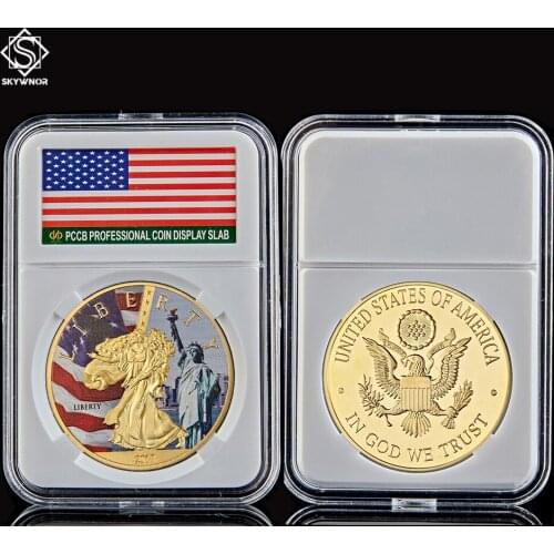 USA Statue of Liberty Capital Washington Dc Great Seal of United States Challenge Coins Collectible