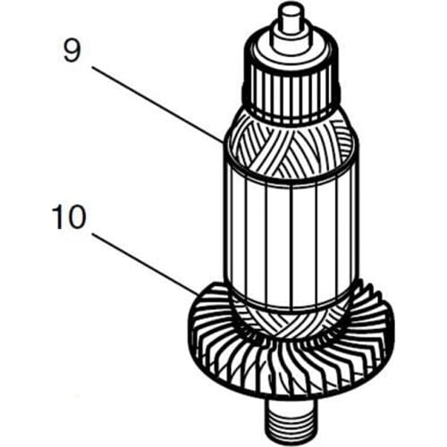 AC220-240V MAKITA 516908-3 Rotor Motor Armature for HR1202 MT360 M363 Rotor