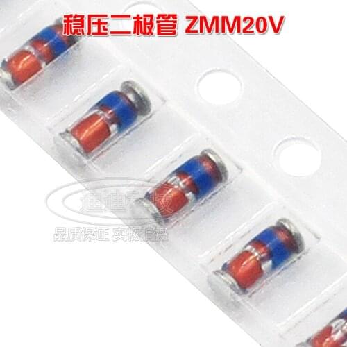 ZMM20V SOD80 LL34 1206 Cylindrical Glass 0.5W 20V New Patch Zener Diode