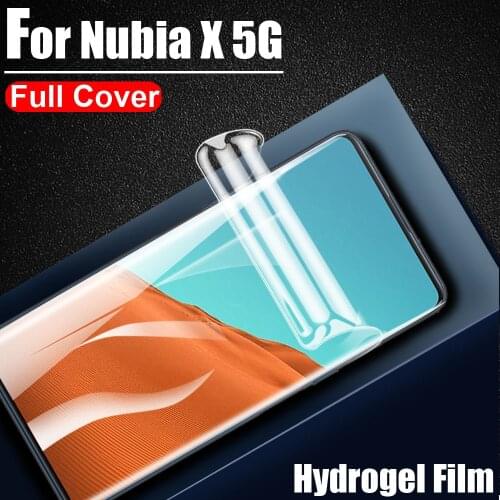 99D Ultra Clear Hydrogel Film Soft LCD Full Screen Protector Coverage for For ZTE Nubia X Z20 Red Magic 5S 5G Protective Film