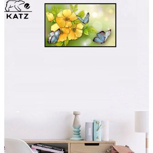 Butterfly Diamond Painting Flowers Embroidery Crossing Diy Aesthetics Diamond Mosaic Art Gift Cross Stitch Home Decoration