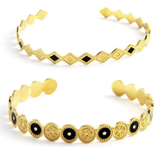 ANEEBAYH Golden Bracelets