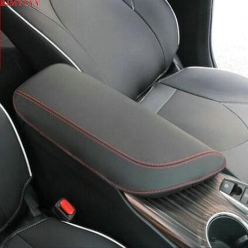 BJMYCYY Car-styling Interior trim for automobile armrest case decorative sleeve Accessories For Toyota Camry 2018