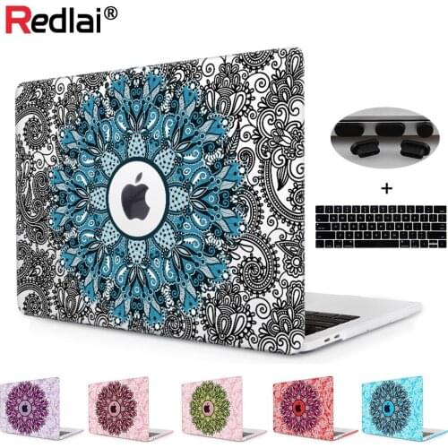 Case For Macbook Air 13 2020 A2179 A2337 Mandala Print Plastic Hard Case Pro 13 15 16" Retina Touch bar A2338 A2289 Laptop Cover